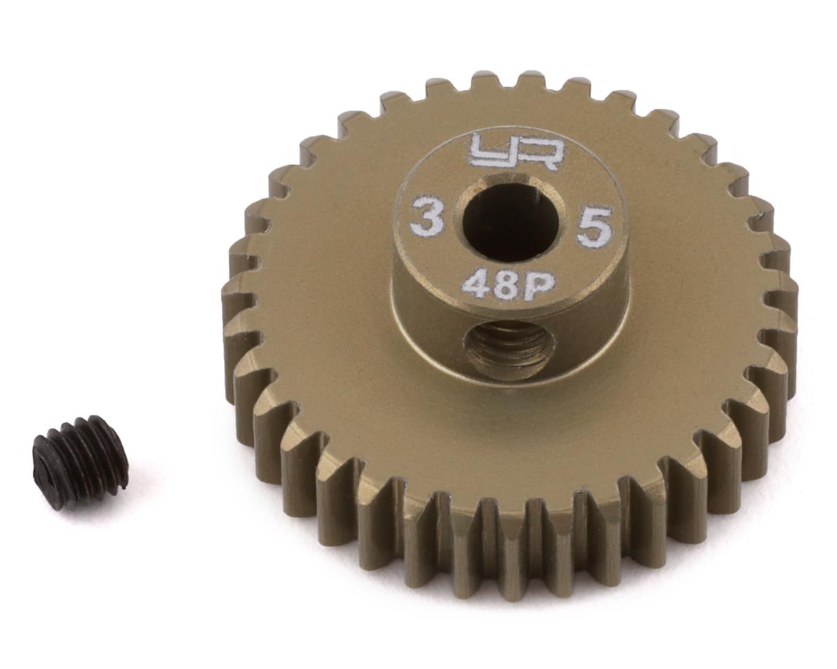 Yeah Racing 48P Hard Coated Aluminum Pinion Gear (35T) (YEA-MG-48035)