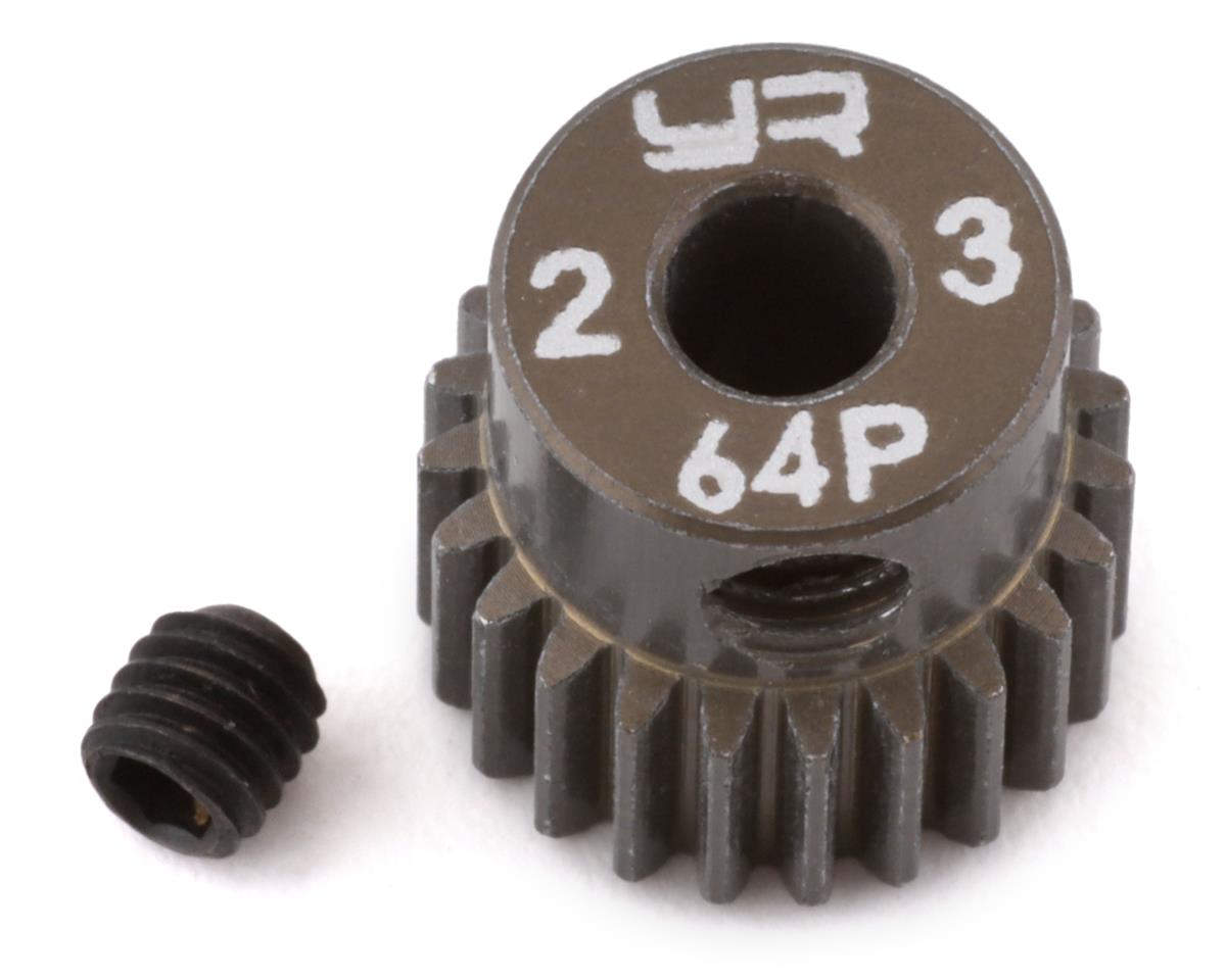 Yeah Racing 64P Hard Coated Aluminum Pinion Gear (23T) (YEA-MG-64023)