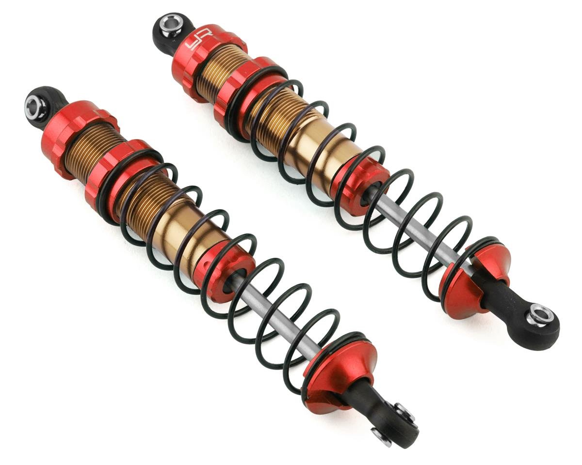 Yeah Racing 105mm Aluminum TR-XB Big Bore Shocks (Red) (2) (YEA-TRSL-018RD)