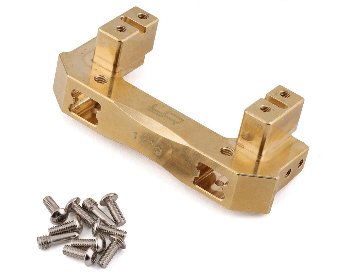 Yeah Racing Brass Front Bumper/Servo Mount for Traxxas TRX-4/TRX-6 (117g) (YEA-TRX4-044)