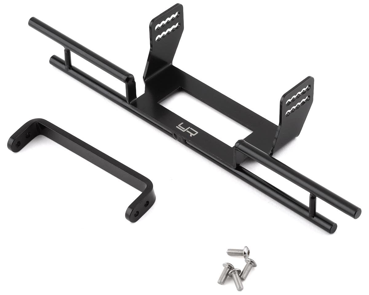 Yeah Racing Metal Rear Bumper for Traxxas TRX-4/TRX-6 (Black) (YEA-TRX4-075)