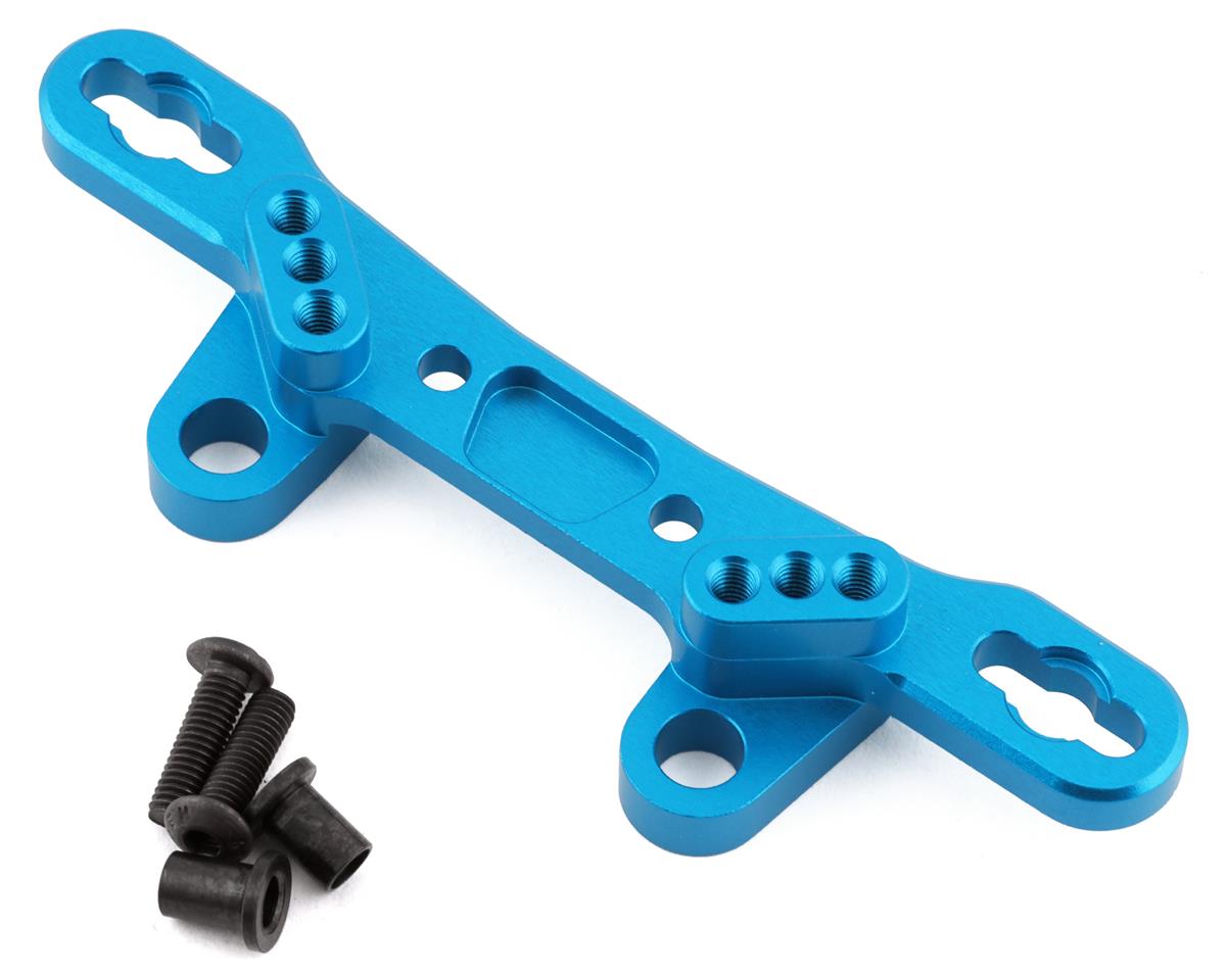 Yeah Racing Tamiya TT-02 Aluminum Front/Rear Shock Tower (Blue) (YEA-TT02-008BU)