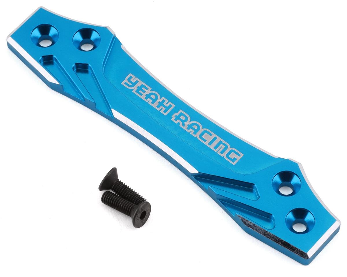 Yeah Racing Tamiya TT-02 Aluminum Front Bumper Plate (Blue) (YEA-TT02-040V2BU)