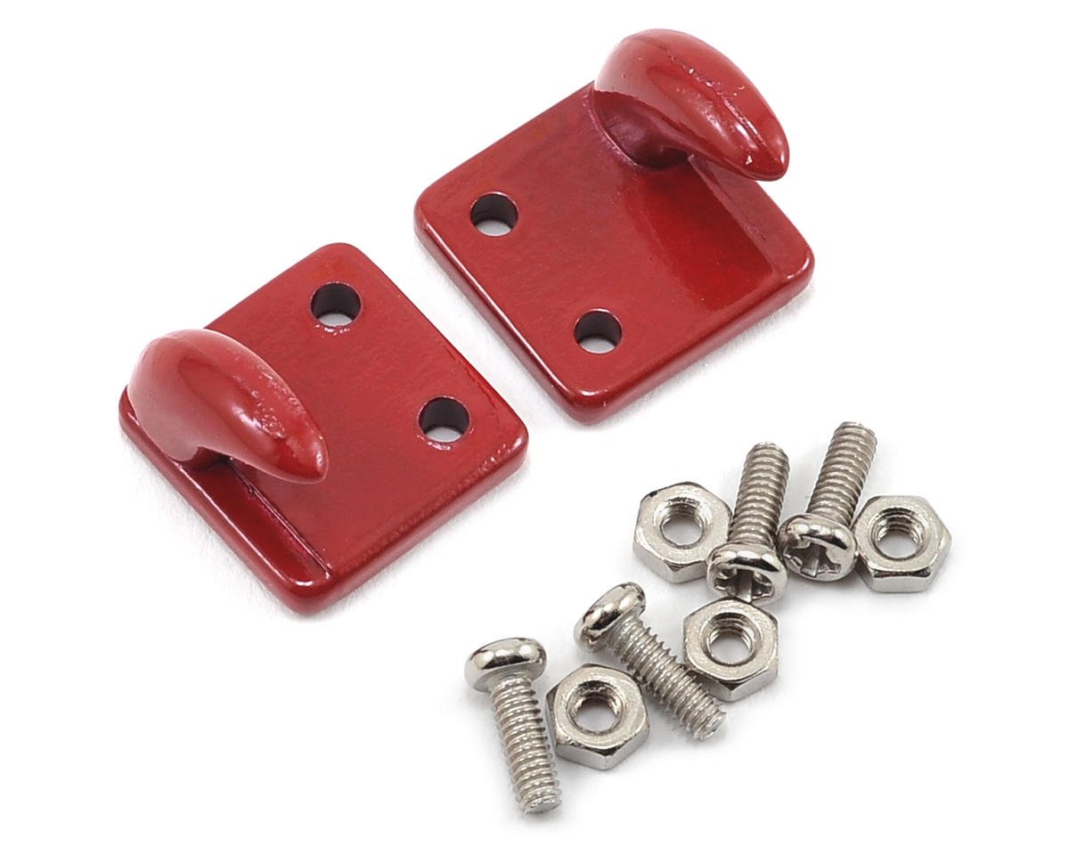 Yeah Racing 1/10 Crawler Scale Accessory Set (Red) (Off Center Hooks) (YEA-YA-0379RD)