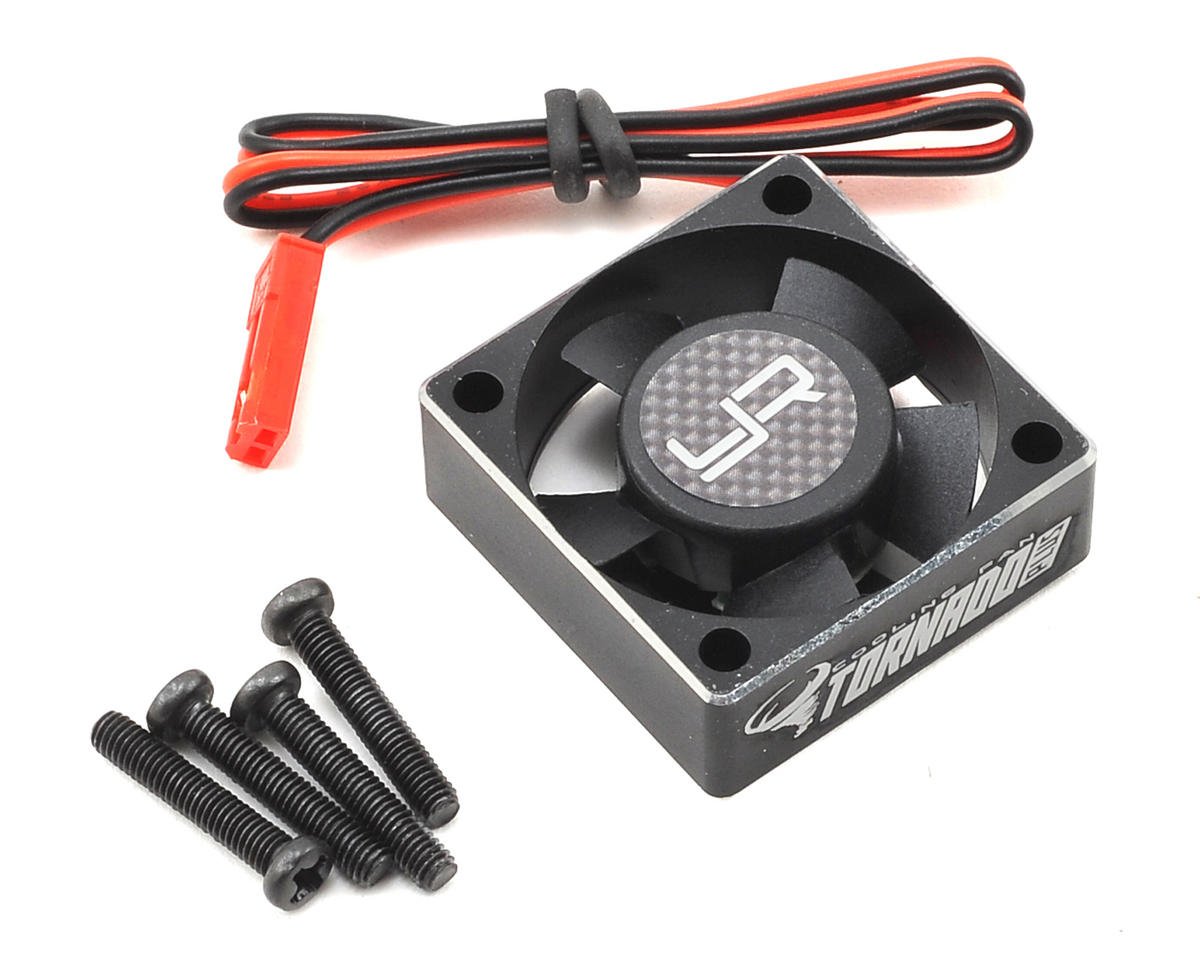 Yeah Racing 30x30x10mm Aluminum "Tornado Plus" High Speed Cooling Fan (YEA-YA-0472BK)