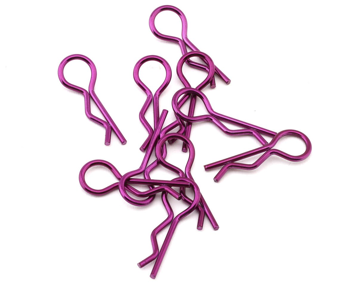 Yeah Racing Body Clips (Purple) (10) (1/10 or 1/8 Scale) (YEA-YA-0594PP)