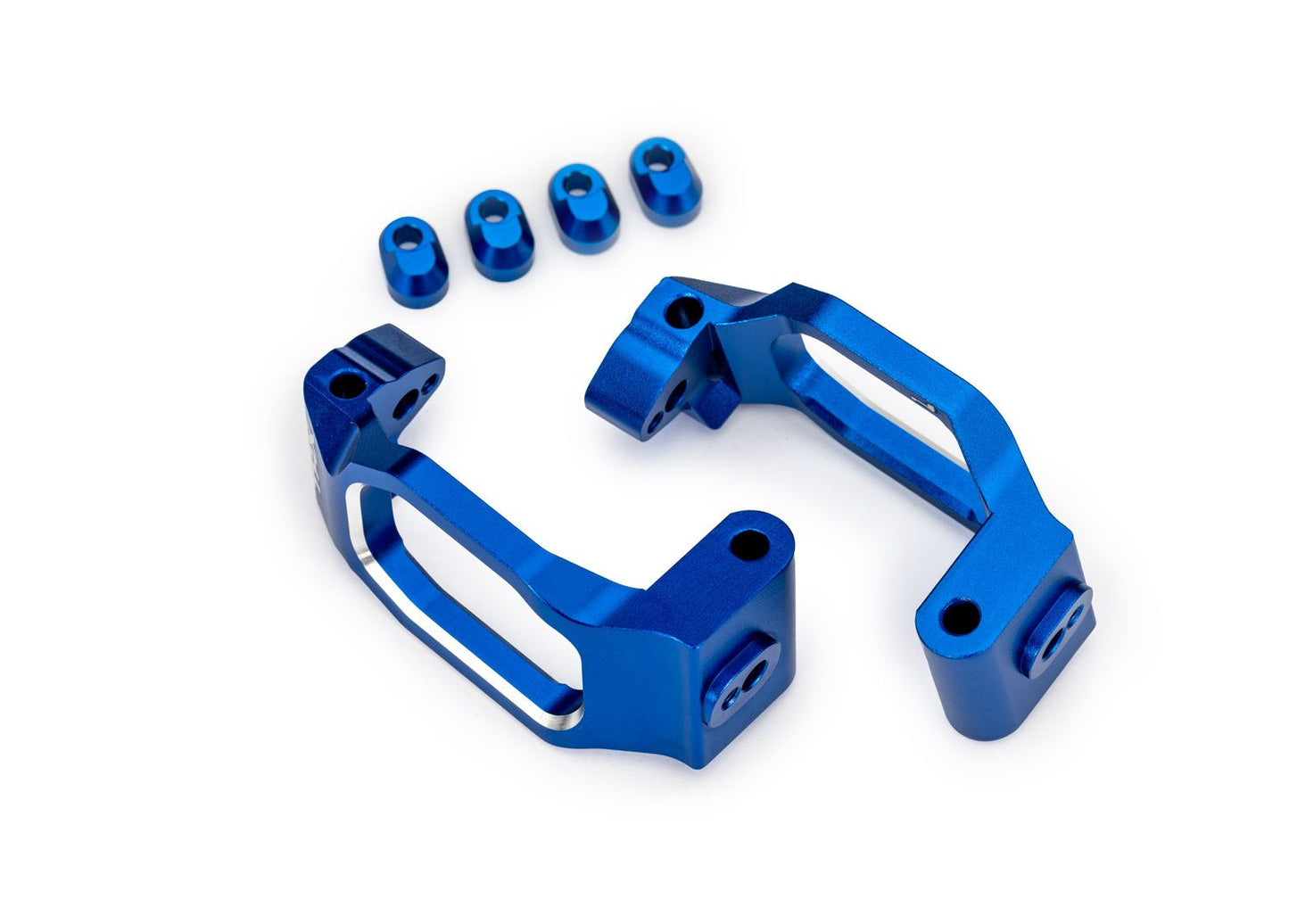 TRAXXAS - Blue Aluminum Caster Blocks (L&R) (10232-BLUE)