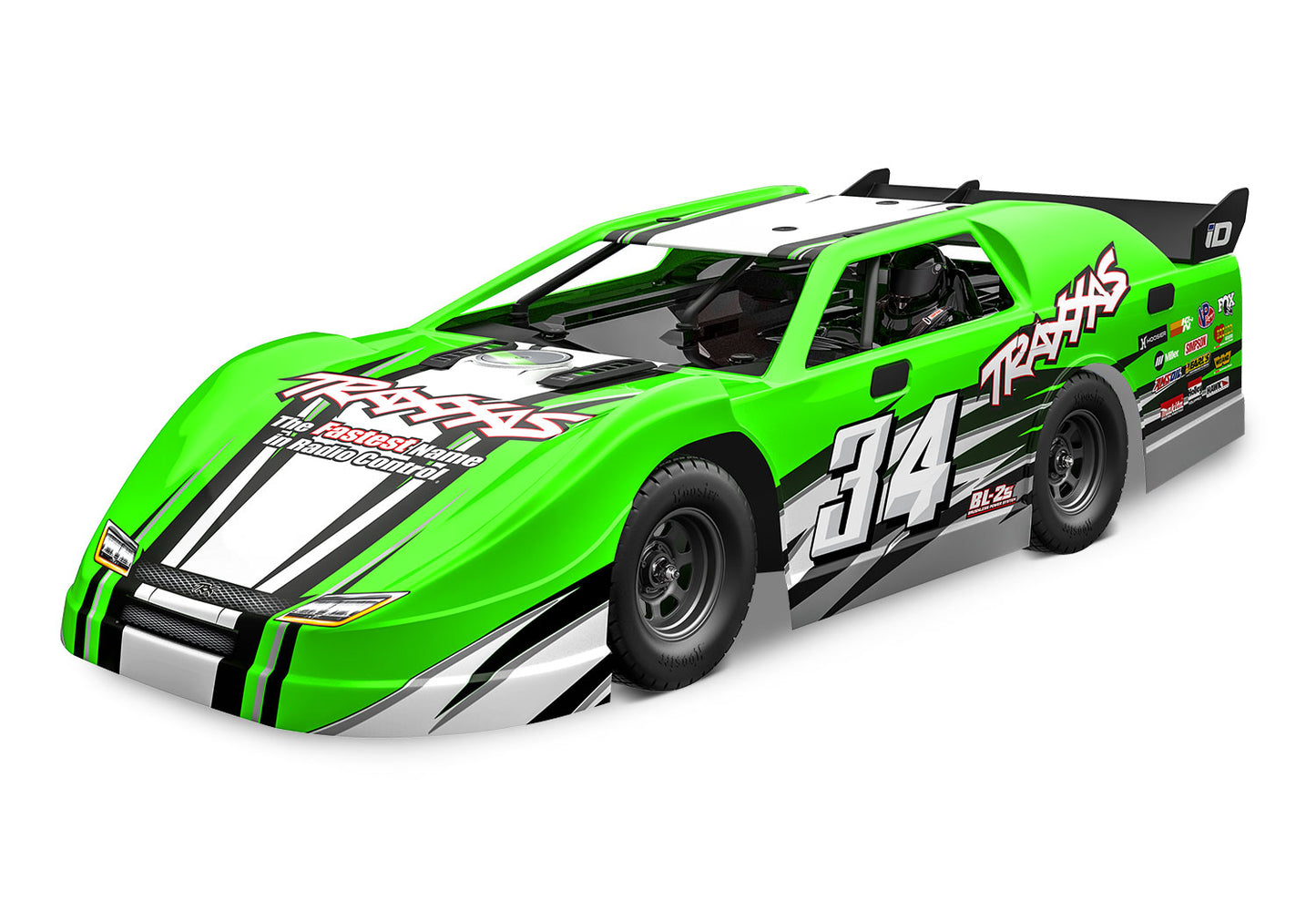 TRAXXAS - Slash Late Model BL-2s GREEN (104364-74-GRN)