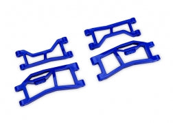 TRAXXAS - Suspension arms, rear (upper left (1)/ upper right (1)/ lower left (1)/ lower right (1)) (blue) (for use with #10790 Mini Maxx® WideMaxx® suspension kit) (10727-BLUE)