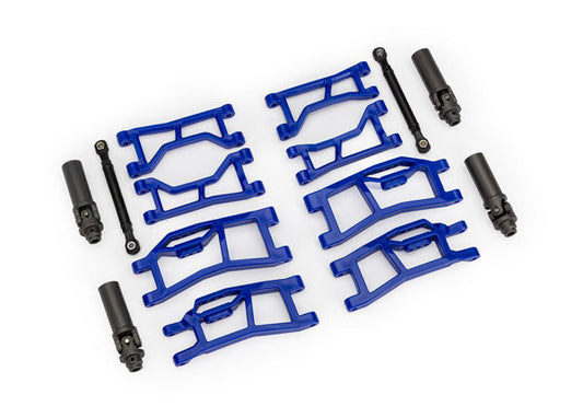 TRAXXAS - Suspension kit, Mini Maxx® WideMaxx®, blue (includes front & rear suspension arms, front toe links & outer half shafts (extended)) (10790-BLUE)