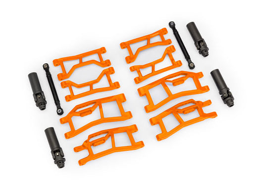 TRAXXAS - Suspension kit, Mini Maxx® WideMaxx®, orange (includes front & rear suspension arms, front toe links & outer half shafts (extended)) (10790-ORNG)