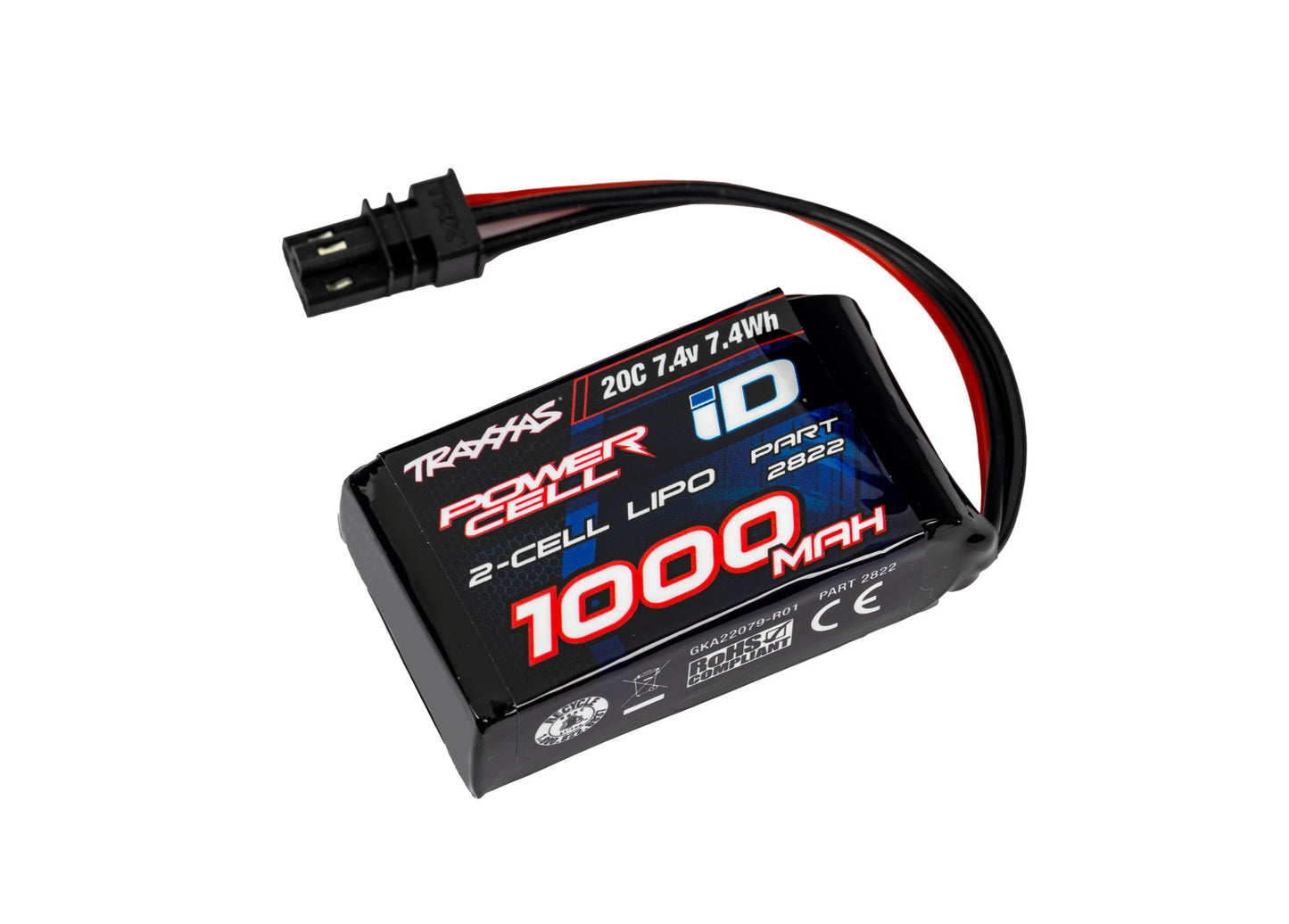 TRAXXAS - 2S LIPO 1000MAH 7.4V 20C (2822)