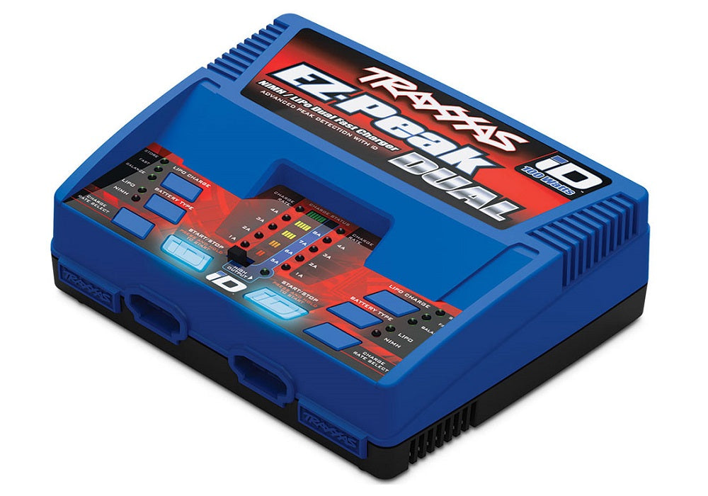 TRAXXAS - EZ-PEAK DUAL 8-AMP CHARGER  (2972)