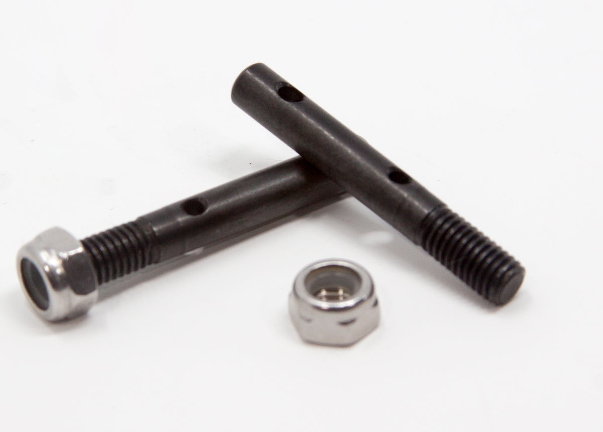 DLUX - Capra 1.9 Portal Stub Axle Shaft - Oversize 5mm (With Wheel Nuts) (51903)