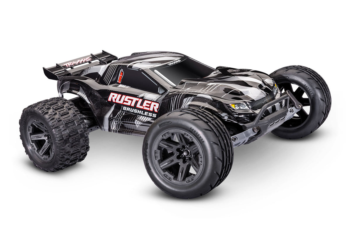 TRAXXAS - Rustler 2WD Brushless (Black) (37454-4)