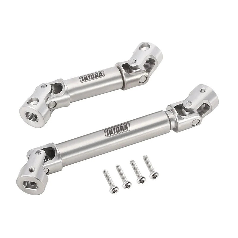 INJORA - Stainless Steel Drive Shafts For 1/18 RC Crawler TRX4M High Trail K10 F150 (4M-72SR)