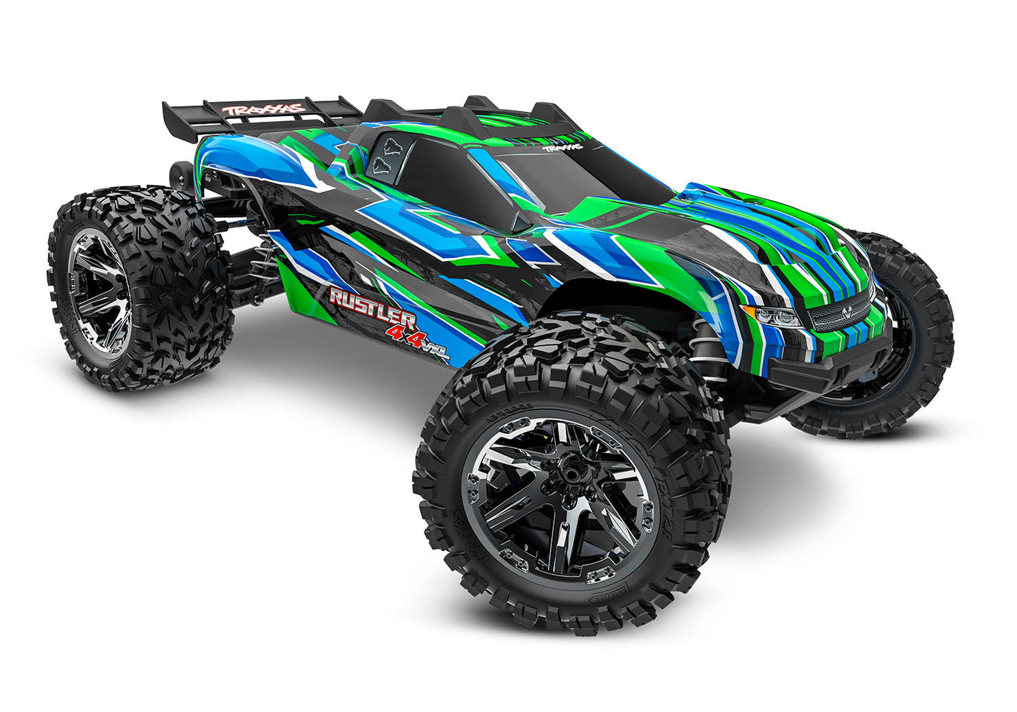 TRAXXAS - RUSTLER VXL 4X4 BRUSHLESS HD (67376-4-GRN)