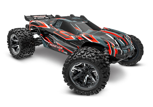 TRAXXAS - RUSTLER VXL 4X4 BRUSHLESS HD (67376-4-RED)