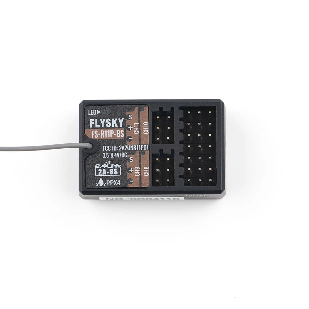 Flysky FS-R11P-BT-BS 2.4GHz 11CH 2A-BS Protocol PWM Output Bi-Directional Receiver for MG11-BT-BS Transmitter