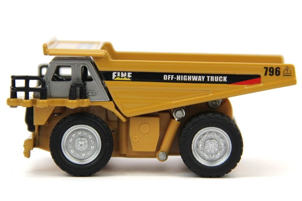 HENG GUAN - Yellow 1/64 Scale Micro Dump Truck - RTR (HGN-HG4414)
