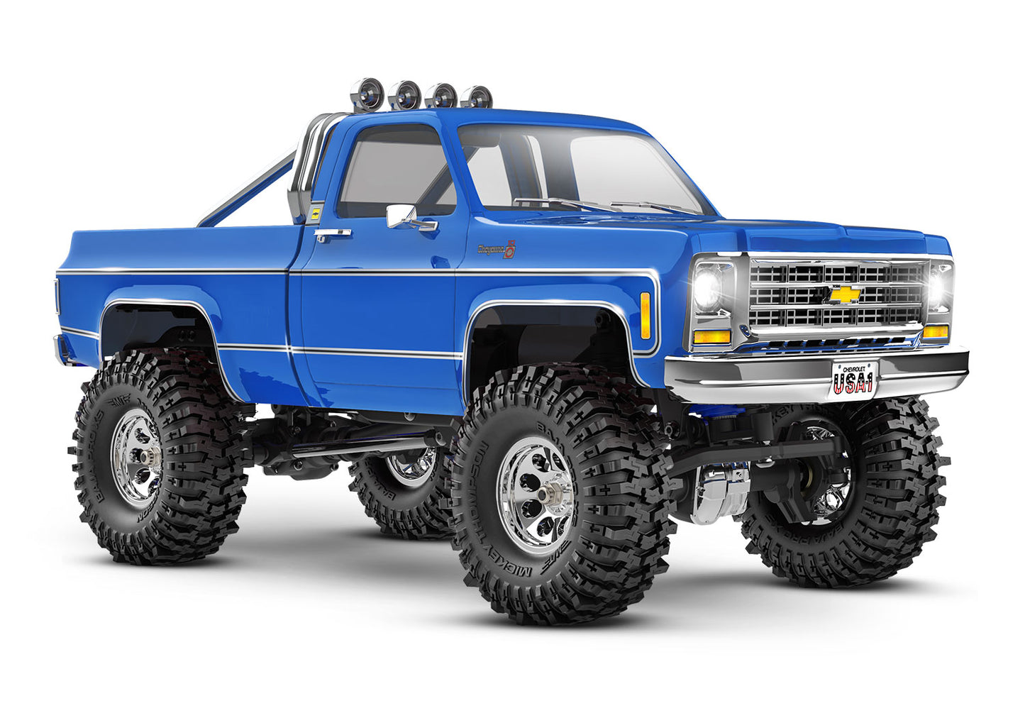 TRAXXAS - 1/18 TRX-4M HIGH TRAIL 79 K10 TRUCK (97064-1-BLUE)