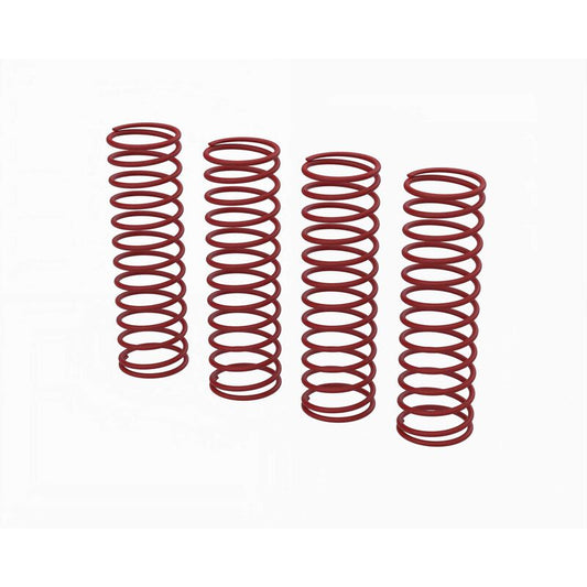 ARRMA - Shock Spring Set E, 0.50N/mm, Red (4): GROM (ARA-2893)
