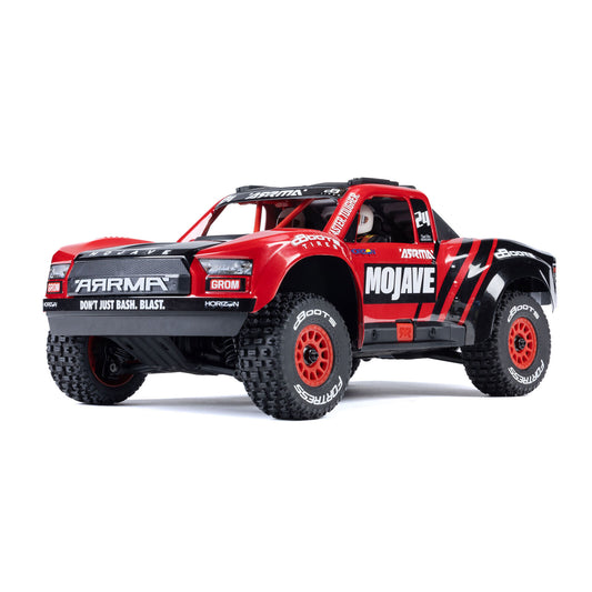 ARRMA - MOJAVE GROM 4x4 SMART Small Scale Desert Truck (Red/Black) (ARA2104T1)