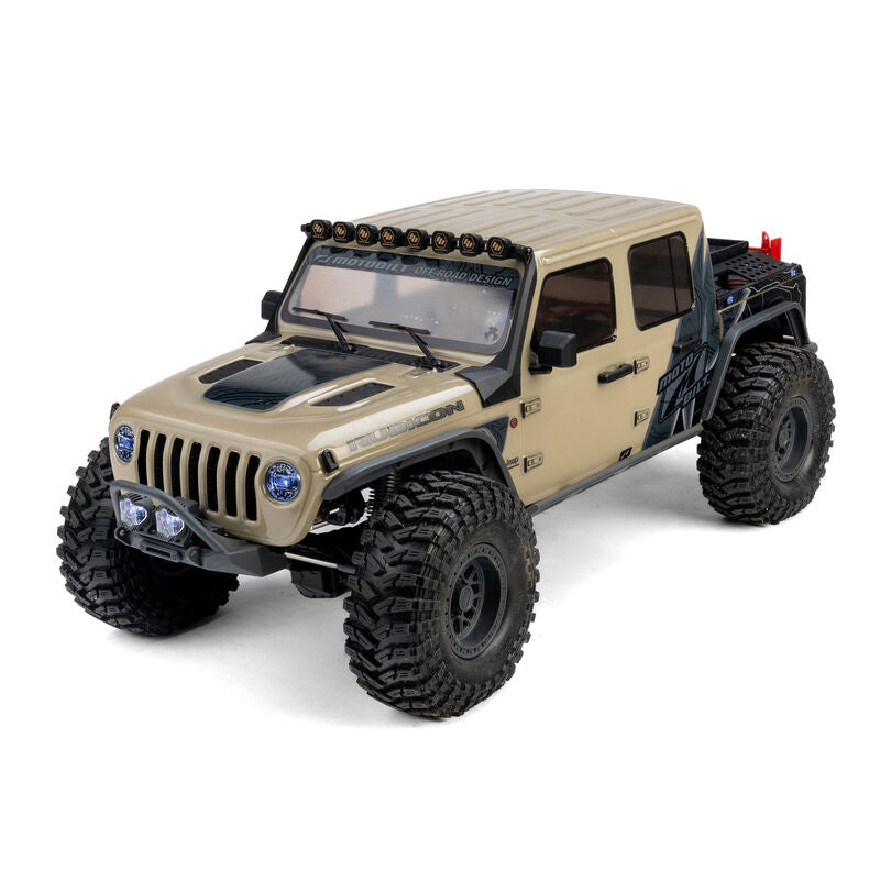 AXIAL - 1/10 SCX10 III Motobilt Waypoint Jeep JT Gladiator (Brown) (AXI-2443T1)