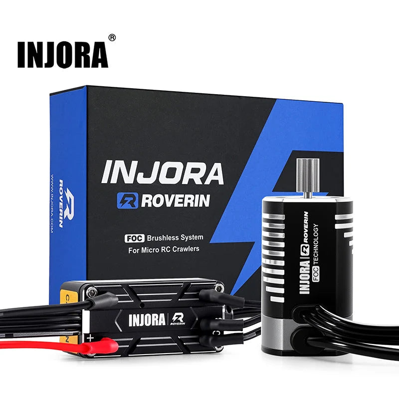 INJORA - Roverin M30 G2 FOC Sensored Brushless ESC & Motor For 1/18 TRX4M Ascent18 (FOC-M30-18)