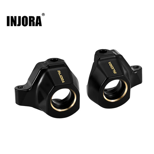 INJORA Black Brass Steering Knuckles for 1/30 Axial SCX30 (SCX30-04BK)