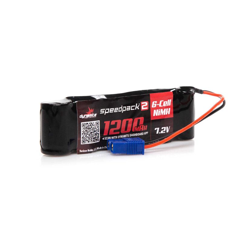 DYNAMITE - Speedpack2 7.2V 1200mAh 6C NiMH, EC3 (DYNB2473)