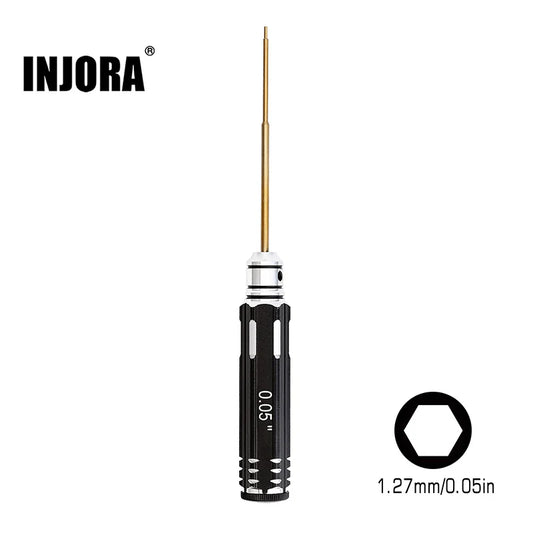 INJORA 0.05" 1.27mm Hex Screwdriver Tool for Axial SCX24 AX24 SCX30 (SCX24-14)