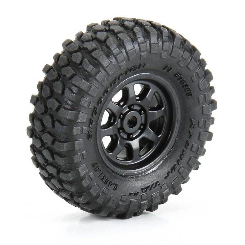 PRO-LINE - 1/30 BFG Krawler T/A KX Front/Rear Mounted Black Icon Nuevo (4) for Axial SCX30 (PRO1030610)