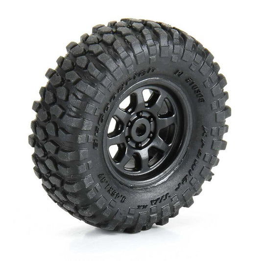 PRO-LINE - 1/30 BFG Krawler T/A KX Front/Rear Mounted Black Icon Nuevo (4) for Axial SCX30 (PRO1030610)