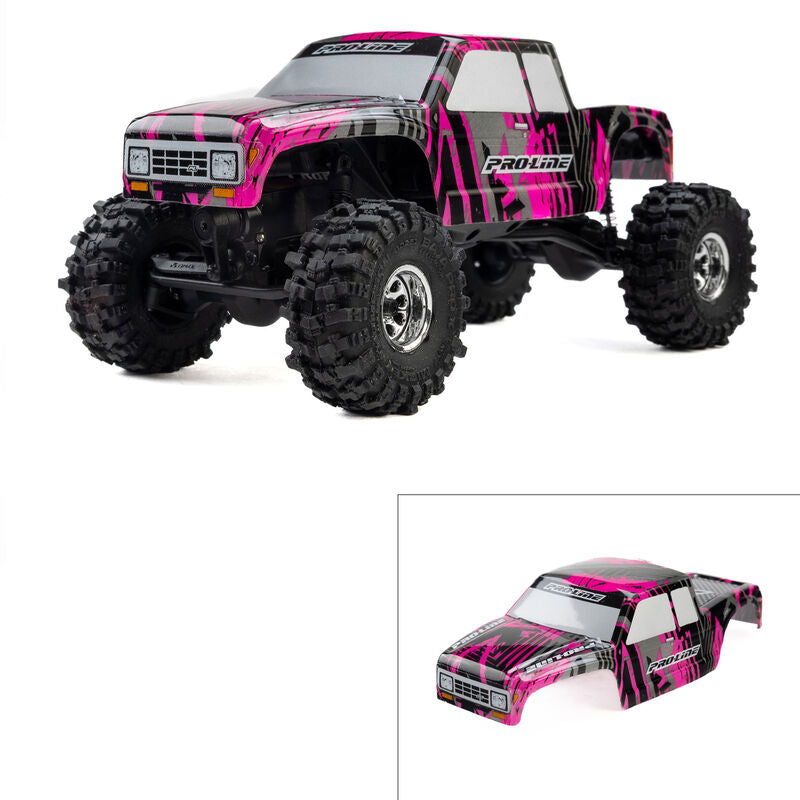 Limited Edition Pre-Cut/Pre-Painted Coyote High Performance Pink Fury Body: Axial SCX30 (PRO369422)