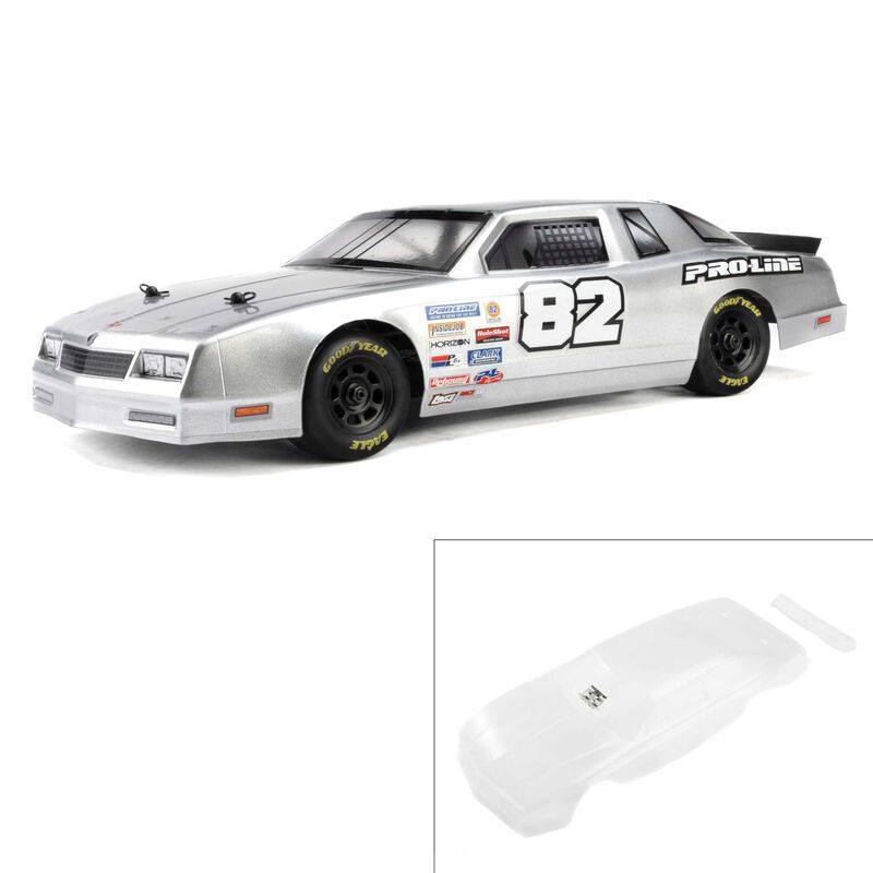 PRO-LINE - 1/12 Pre-Cut 1986 Chevy Monte Carlo Clear Body: Losi NASCAR® Race Car (PRO370817)