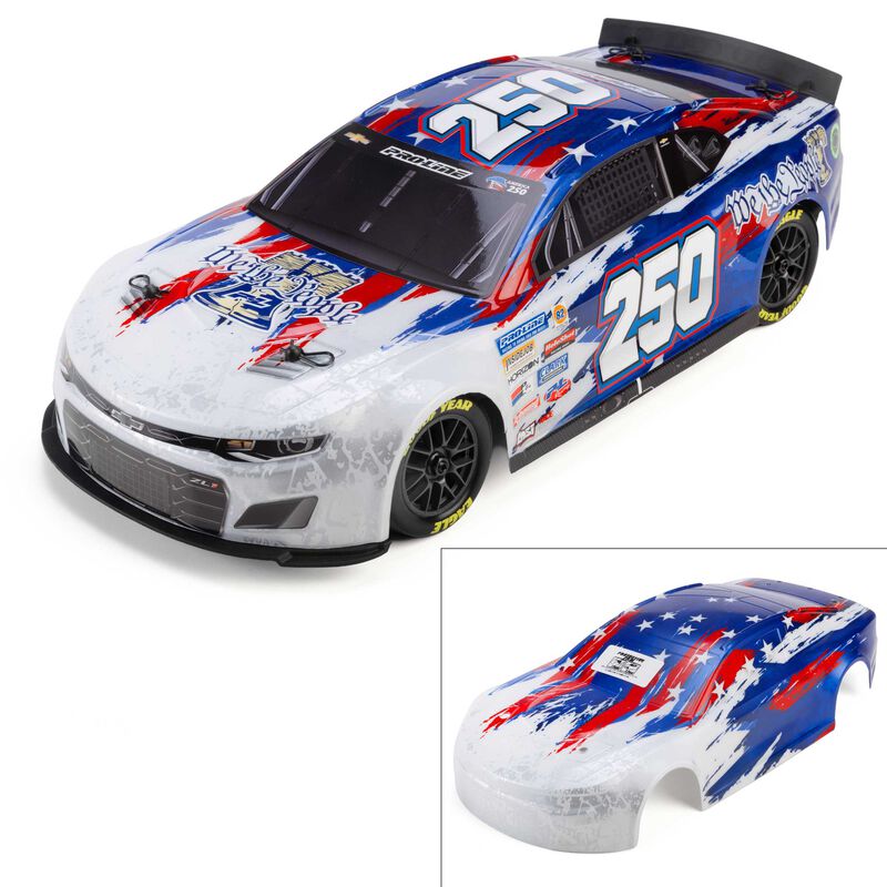PRO-LINE RACING - 1/12 Pre-Cut/Pre-Painted Chevrolet Camaro America 250 Body: Losi NASCAR® Race Car (PRO375020)