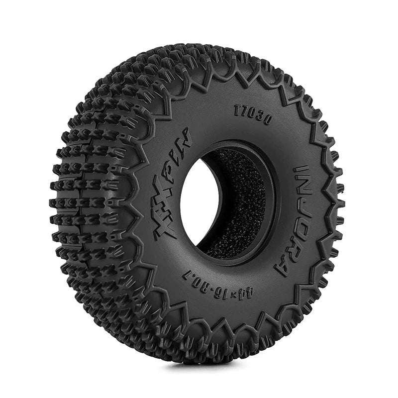 INJORA - 0.7" 44*16mm XHX Pin Tires for 1/30 1/32 RC Crawlers (T7030) (4)