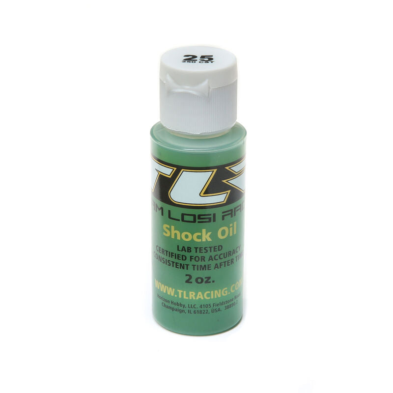 TLR - SILICONE SHOCK OIL, 25WT, 250CST, 2OZ (TLR74004)