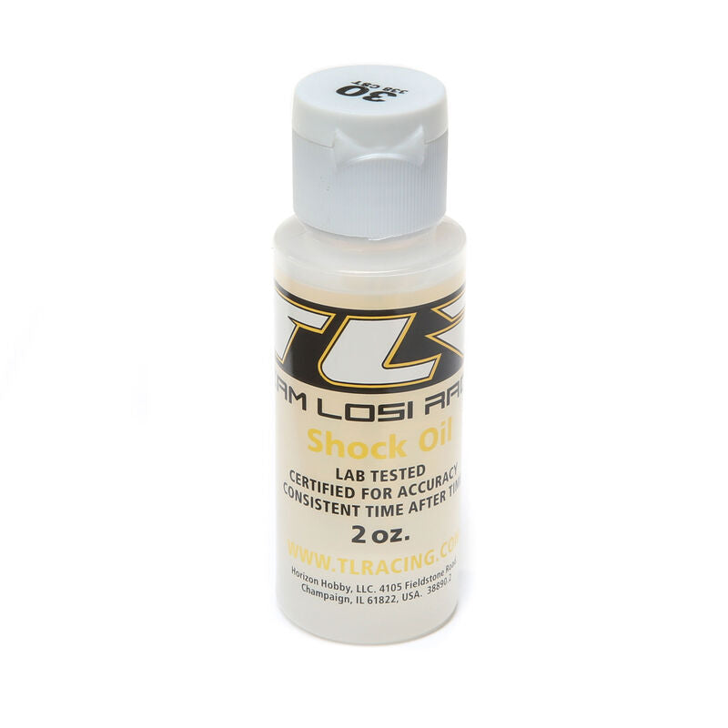 TLR - SILICONE SHOCK OIL, 30WT, 338CST, 2OZ (TLR74006)