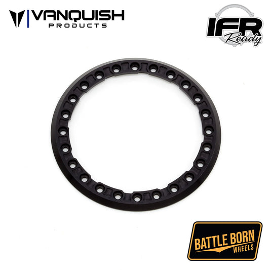 VANQUISH PRODUCTS - Battle Born Wheels 2.2 Notched Beadlock (Black) (VPS08180)