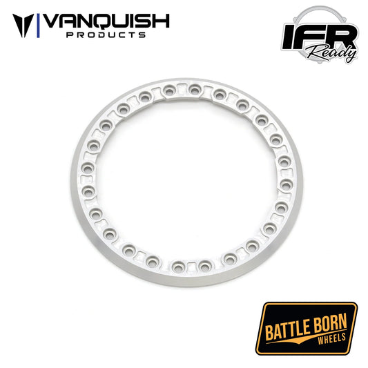 VANQUISH PRODUCTS - Battle Born Wheels 2.2 Notched Beadlock (Clear) (VPS08181)