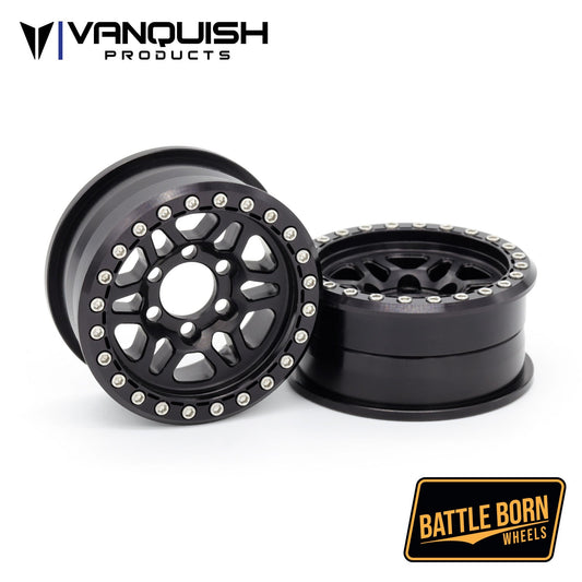 Vanquish Products BATTLE BORN WHEELS 1.9 KILO (BLACK) (VPS08190)