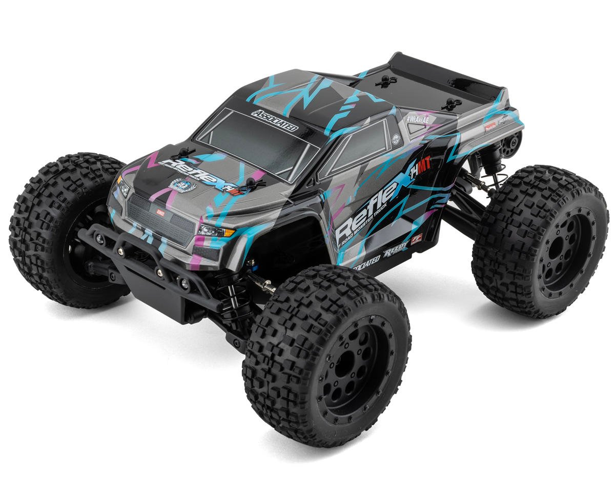 Team Associated Reflex 14MT 1/14 RTR 4WD Brushless Mini Monster Truck Combo (ASC20190C)