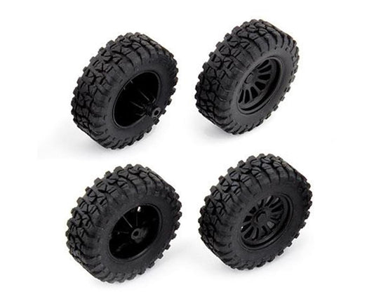 Team Associated MT28 Pre-Mounted Tires (4) (ASC21431)