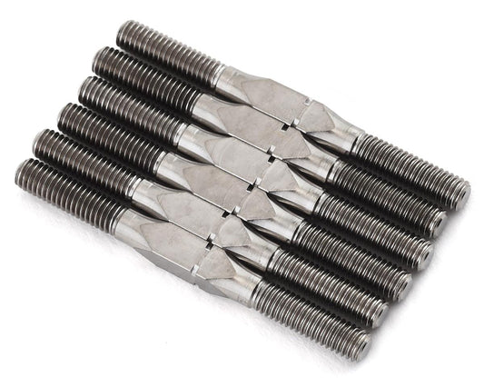 Team Associated Factory Team Reflex 14B/14T Titanium Turnbuckle Set (6) (ASC21565)