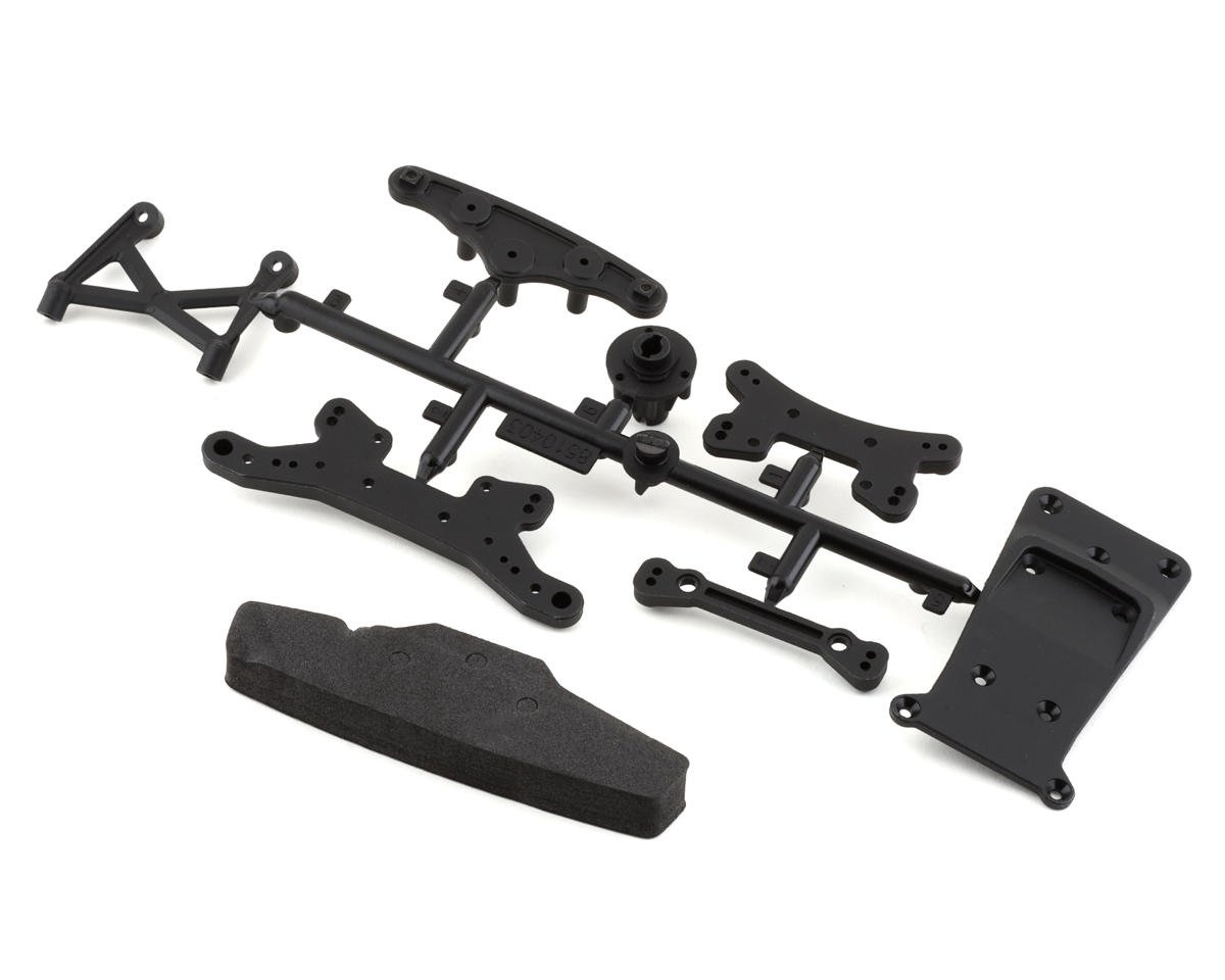 Team Associated Reflex 14R Shock Towers, Bumper & Skid Plate Set (ASC21573)