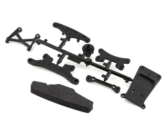 Team Associated Reflex 14R Shock Towers, Bumper & Skid Plate Set (ASC21573)
