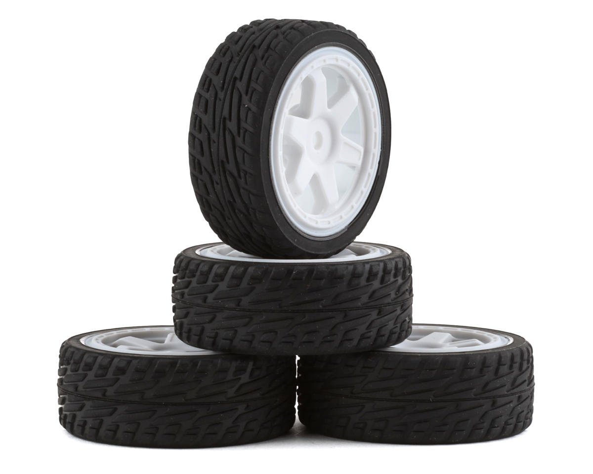 Team Associated Reflex 14R Hoonitruck Pre-Mounted Tires (Rubber) (ASC21591)