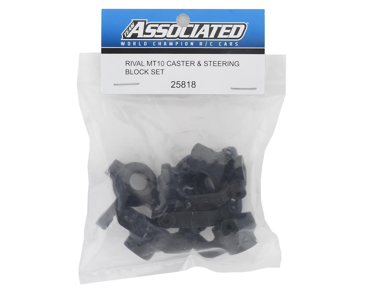 Team Associated Rival MT10 Caster & Steering Block Set (ASC25818)